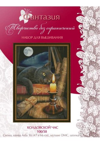 100/38 "Колдовской час". Набор для вышивания крестиком