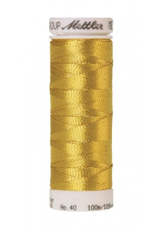 0490-НИТЬ ДЛЯ ВЫШИВАНИЯ МЕТАЛЛИК METALLIC METTLER , 100 М