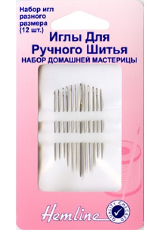 214 Иглы для ручного шитья, набор домашней мастерицы, 12 шт