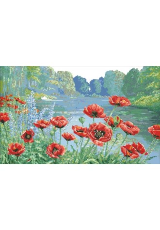 9126 Канва з малюнком (33 * 55 см)