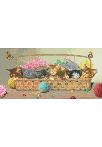 1018 Канва с рисунком (33 * 70 см)