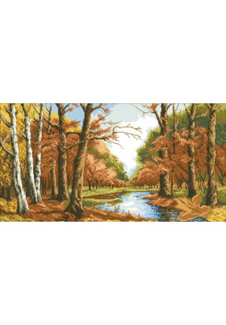 1031 Канва с рисунком (33 * 65 см)