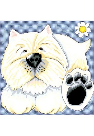 236 Канва с рисунком (20 * 25 см)
