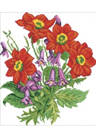 317 Канва с рисунком (33 * 40 см)