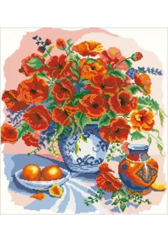 350 Канва с рисунком (33 * 40 см)