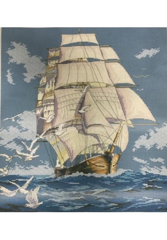 370 Канва с рисунком (33 * 45 см)