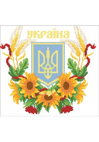 376 Канва с рисунком (33 * 30 см)