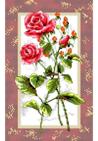 517 Канва с рисунком (20 * 35 см)