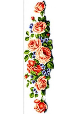 572 Канва с рисунком (25 * 75 см)