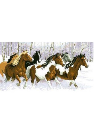 576 Канва с рисунком (25 * 50 см)