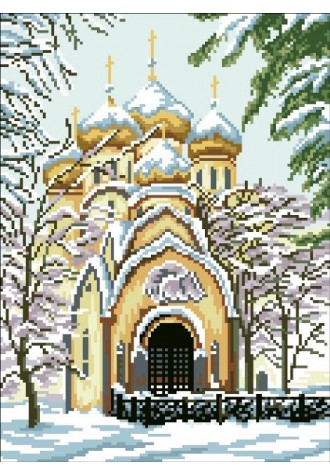 600 Канва с рисунком (33 * 30 см)