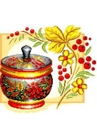 610 Канва с рисунком (33 * 30 см)
