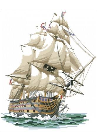694 Канва с рисунком (33 * 35 см)