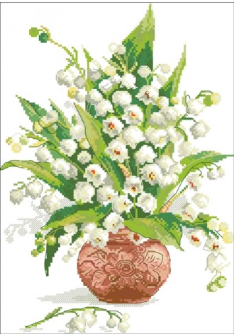7105 Канва с рисунком (33 * 40 см)