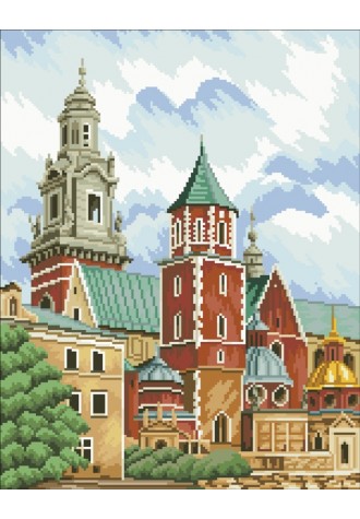 797 Канва с рисунком (33 * 40 см)