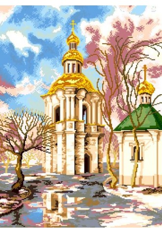 801 Канва с рисунком (33 * 50 см)