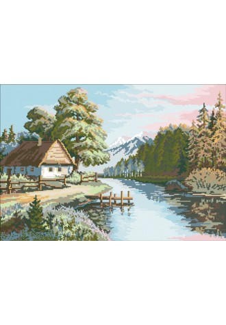 8142 Канва с рисунком (33 * 50 см)