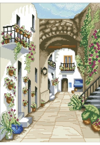 8176 Канва с рисунком (33 * 45 см)