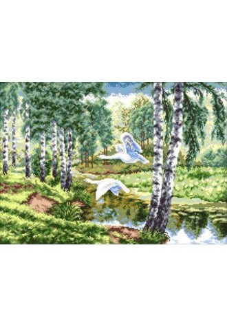 847 Канва с рисунком (33 * 50 см)