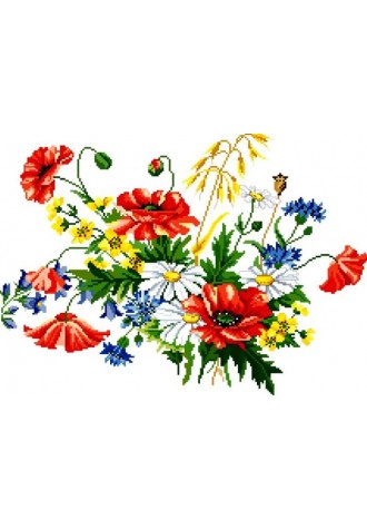 858 Канва с рисунком (33 * 50 см)