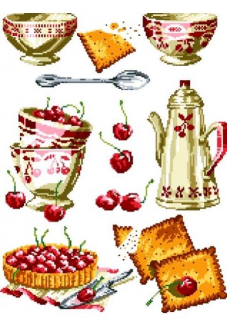 896 Канва с рисунком (33 * 50 см)