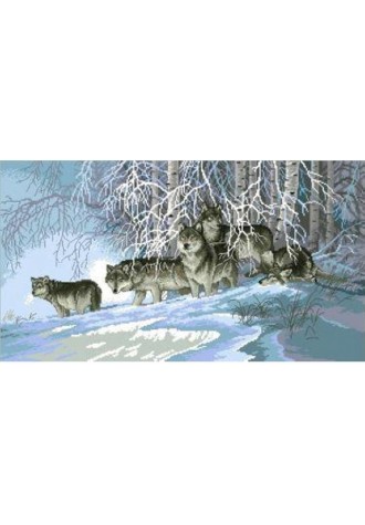 902 Канва с рисунком (33 * 60 см)