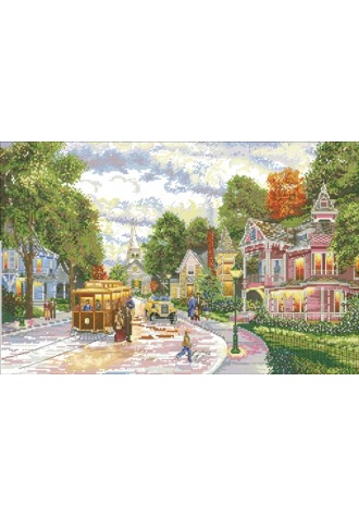 9115 Канва с рисунком (33 * 55 см)
