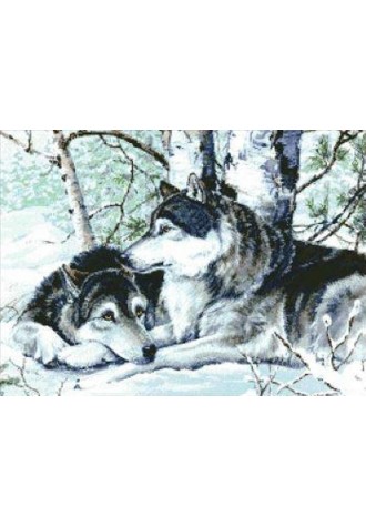 920 Канва с рисунком (33 * 55 см)